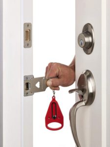 Addalock Portable Door Lock - Best Lock  For Travel, AirBNB Or School Lockdown - Portable Door Lock Mechanism