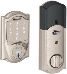 Schlage Sense Smart Deadbolt Lock With Camelot Trim