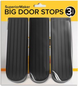 SuperiorMaker Door Closer, Security Door Wedge Large Rubber Door Stops