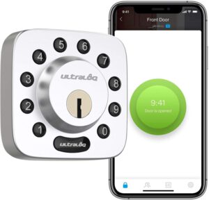 Ultraloq U-Bolt Bluetooth Enabled Keypad Smart Deadbolt Door Lock