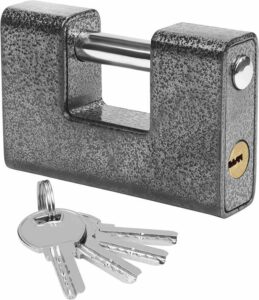 Kurtzy Heavy Duty Padlock With 4 Keys - Best Heavy Duty Padlock