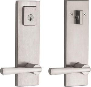 Baldwin Spyglass Single Cylinder Front Door Handleset - SmartKey Security