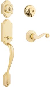 Kwikset 98001-096 Arlington Single Cylinder Handleset With Lido Lever