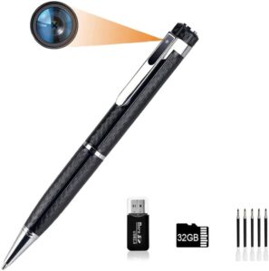 ONZPUCO Mini Spy Camera Pen - Hidden Camera With 150 Minutes Pen Battery Life - Best Spy Pen Camera