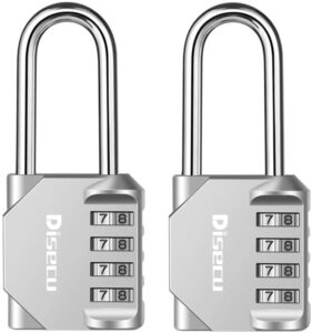  4 Digit Combination Lock And Outdoor Resettable Waterproof Padlock For Gym Locker