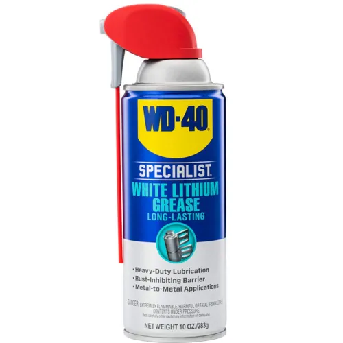 WD-40 Specialist Protective White Lithium Grease Spray With SMART STRAW SPRAYS 2 WAYS