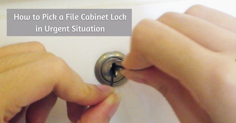 How To Pick A File Cabinet Lock In Urgent Situation
