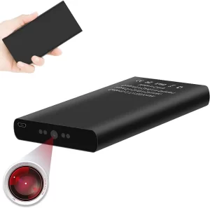 Spy Hidden Camera Power Bank HD 1080P 10000mah Portable Nanny Cam Mini Video Recorder Home Security Camera With Gravity Sensor/Motion Detection/Night Vision/30 Hours Continuous Recording/No WiFi